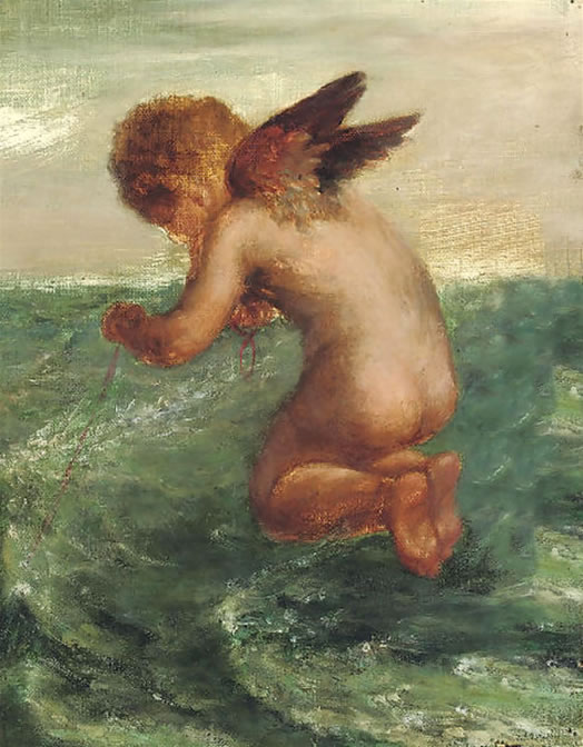 Good_Luck_to_your_Fishing_by_George_Frederick_Watts